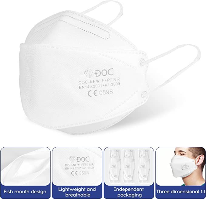 FFP2-Masken DOC - 25er Box- Weiss