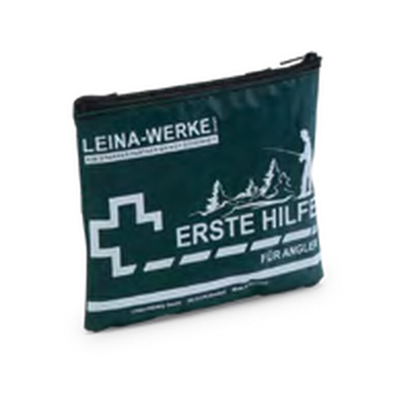 Erste-Hilfe-Set für Angler – kompakte grüne Tasche