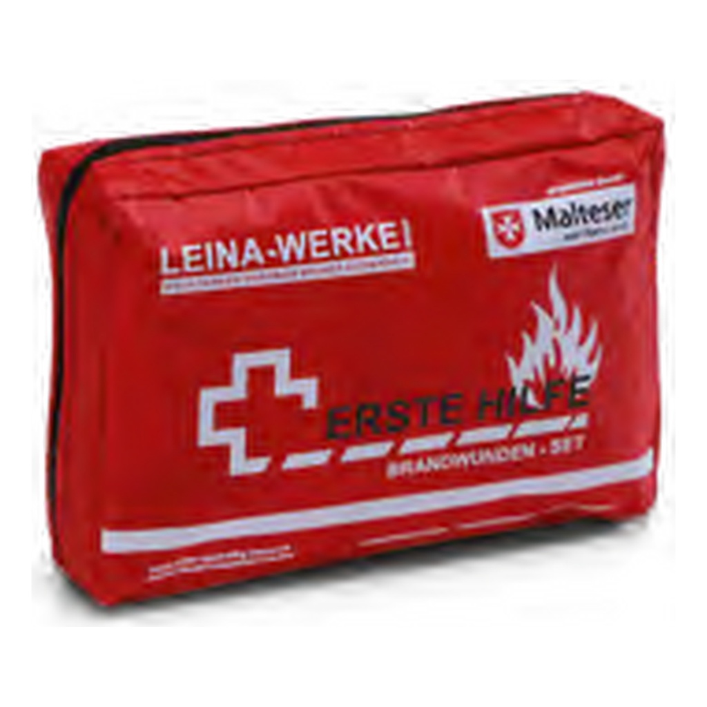 [LEINA-41000] Brandwunden-Set 16-teilig in wasserabweisender Tasche