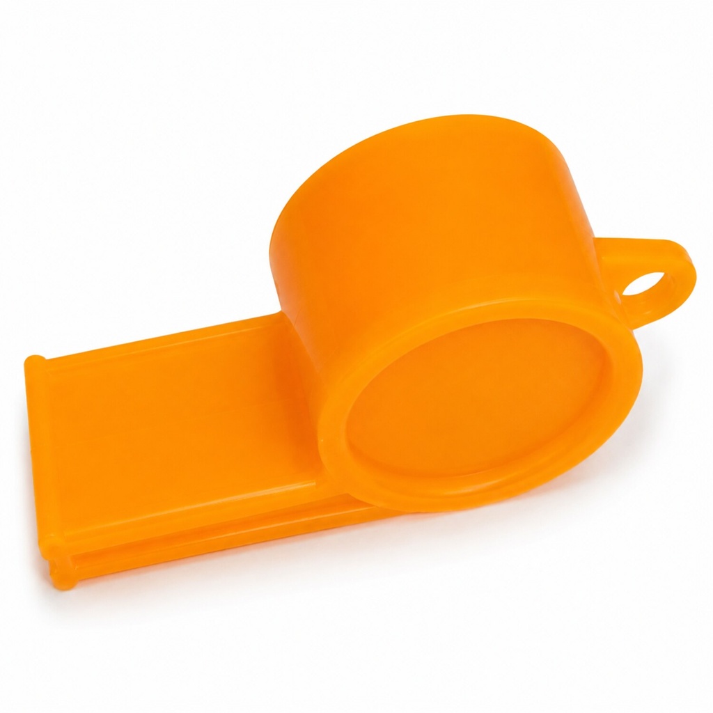 Signalpfeife Orange – kompakte Notfallpfeife