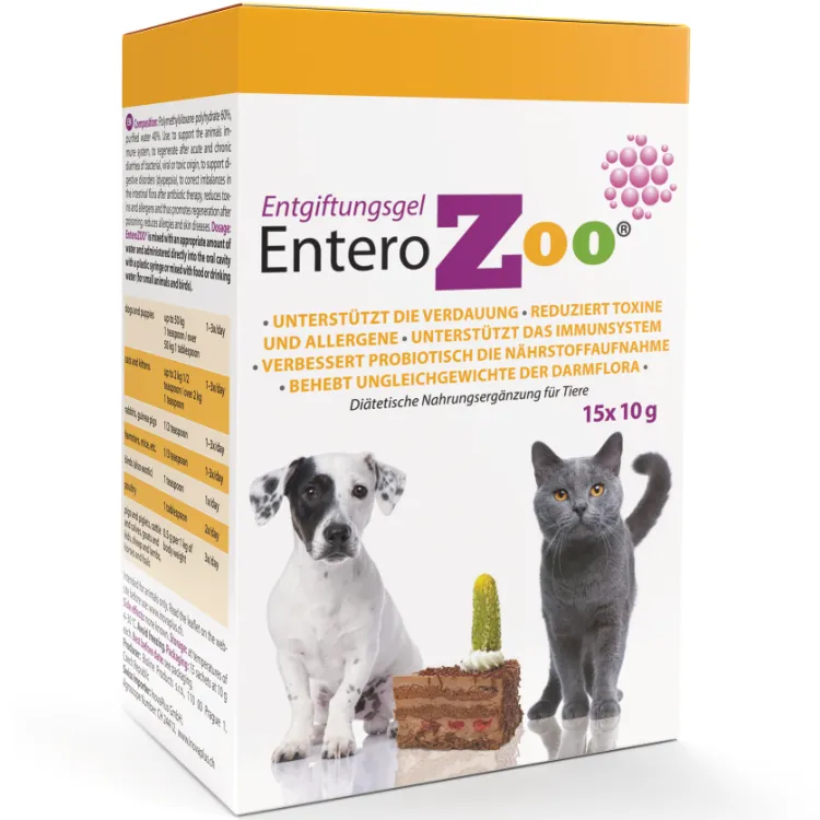 EnteroZOO 15 × 10 g – Portionsbeutel für Tier-Notfallapotheke